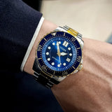 Citizen Mechanical Automatic Blue Dial Two Tone Steel Strap Watch for Men - NJ0174-82L Buy Now By Citizen