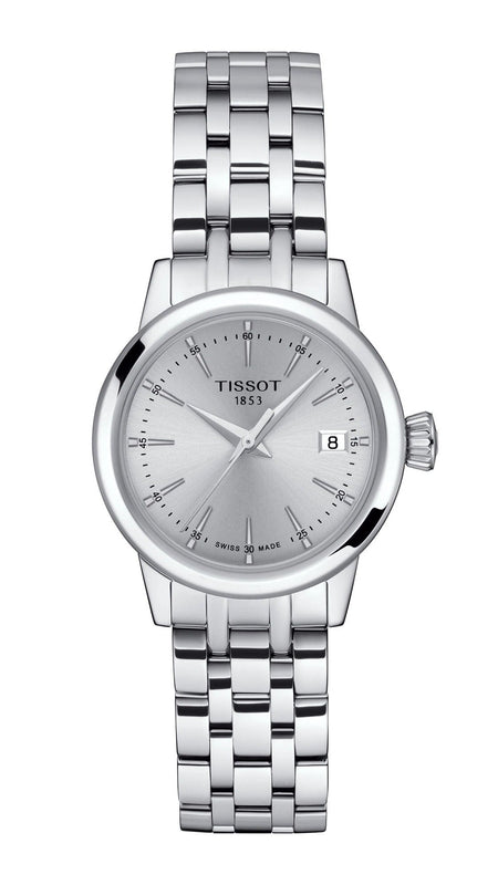 Tissot Bellissima Small Lady Silver Dial Silver Steel Strap Watch for Women - T129.210.11.031.00 Authentic Buy Shop Now