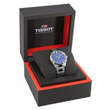 Tissot PR 100 Chronograph Blue Dial Silver Steel Strap Watch for Men - T150.417.11.041.00 Authentic Buy Shop Now
