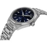 Tissot PRC 100 Solar Quartz Blue Dial Silver Steel Strap Watch for Men - T151.422.11.041.00 Authentic Buy Shop Now