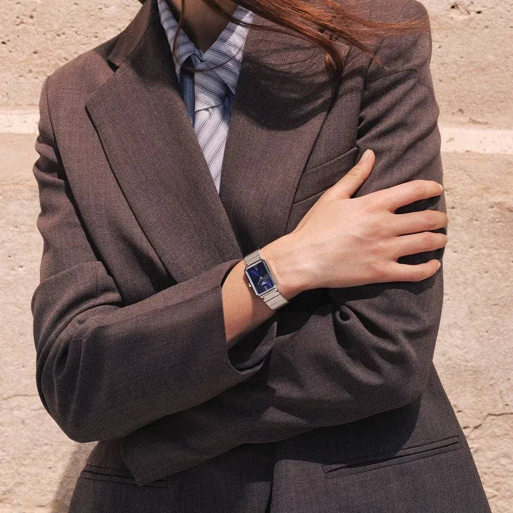 Tissot SRV Blue Dial Silver Steel Strap Watch for Women - T160.110.11.043.00 Authentic Buy Shop Now