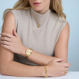D1 Milano Ultra Thin Zephyr Gold Dial Gold Steel Strap Watch for Women - D1-UTBL31 Authentic Buy Shop Now