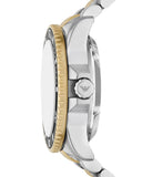 Emporio Armani Sea Explorer Black Dial Two Tone Steel Strap Watch for Men - AR60089 Buy Now By Emporio Armani