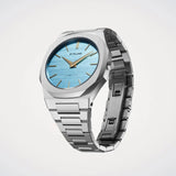D1 Milano Ultra Thin Blue Dial Silver Steel Strap Watch for Women - D1-UTBL17 Authentic Buy Shop Now