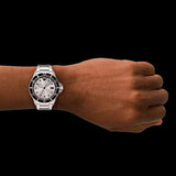 Emporio Armani World Explorer Silver Dial Silver Steel Strap Watch for Men - AR11683 Buy Now By Emporio Armani