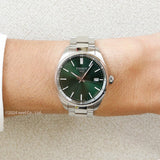 Tissot PR 100 Quartz Green Dial Silver Steel Strap Watch for Women - T150.210.11.091.00 Authentic Buy Shop Now