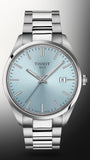 Tissot PR 100 Ice Blue Dial Silver Steel Strap Watch for Men - T150.410.11.351.00 Authentic Buy Shop Now