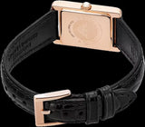 Emporio Armani Genni Silver Dial Black Leather Strap Watch for Women - AR11624 Buy Now By Emporio Armani