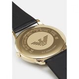 Emporio Armani Minimalist Green Dial Black Leather Strap Watch for Men - AR11601 Buy Now By Emporio Armani