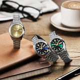 Seiko 5 Sports Automatic Blue Dial Silver Steel Strap Watch for Men - SRPL55K1 Authentic Buy Shop Now