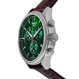 Tissot Chrono XL Classic Green Dial Brown Leather Strap Watch for Men - T116.617.16.092.00 Authentic Buy Shop Now
