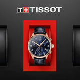 Tissot T-Sport Chrono XL Blue Dial Blue Leather Strap Watch for Men - T116.617.36.042.00 Authentic Buy Shop Now