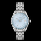 Tissot Ballade Quartz Blue Dial Silver Steel Strap Watch for Women - T156.210.11.351.00 Authentic Buy Shop Now