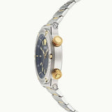 Versace Greca Logo Diver Quartz Black Dial Two Tone Steel Strap Watch for Men - VE8G00424 Buy Now By Versace