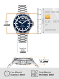 Emporio Armani cBlue Dial Silver Steel Strap Watch for Men - AR60079 Buy Now By Emporio Armani