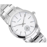 Tory Burch Collins White Dial Silver Steel Strap Watch for Women - TBW1301 Buy Now By Tory Burch