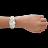 Emporio Armani Federica Mother of Pearl Dial Two Tone Steel Strap Watch for Women - AR11559 Buy Now By Emporio Armani