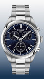 Tissot PR 100 Chronograph Blue Dial Silver Steel Strap Watch for Men - T150.417.11.041.00 Authentic Buy Shop Now