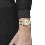 Tissot Ballade Quartz Silver Dial Two Tone Steel Strap Watch for Women - T156.210.22.031.00 Authentic Buy Shop Now