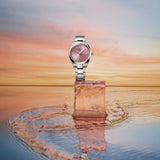 Tissot PR 100 Pink Dial Silver Steel Strap Watch for Women - T150.210.11.331.00 Authentic Buy Shop Now
