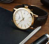 Tissot Classic Dream Ivory Dial Brown Leather Strap Watch for Men - T129.410.36.261.00 Authentic Buy Shop Now