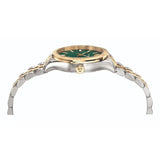 Versace Hellenyium Quartz Green Dial Two Tone Steel Strap Watch for Women - VEHU00420 Buy Now By Versace