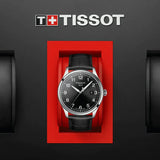 Tissot T-Sport Gent XL Black Dial Black Leather Strap Watch for Men - T116.410.16.057.00 Authentic Buy Shop Now