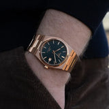Tissot PRX Powermatic 80 Blue Dial Rose Gold Steel Strap Watch for Men - T137.407.33.041.00 Authentic Buy Shop Now