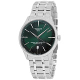 Tissot Chemin des Tourelles Powermatic 80 Green Dial Silver Steel Strap Watch for Men - T139.407.11.091.00 Authentic Buy Shop Now