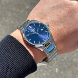 Tissot PR 100 Blue Dial Silver Steel Strap Watch for Men - T150.410.11.041.00 Authentic Buy Shop Now