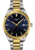 Tissot PR 100 Blue Dial Two Tone Steel Strap Watch for Men - T150.410.22.041.00 Authentic Buy Shop Now