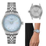 Tissot Ballade Quartz Blue Dial Silver Steel Strap Watch for Women - T156.210.11.351.00 Authentic Buy Shop Now
