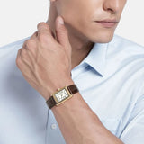 Emporio Armani Gino White Dial Brown Leather Strap Watch for Men - AR11665 Buy Now By Emporio Armani