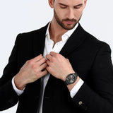 Maserati Attrazione Chronograph Black Dial Black Steel Strap Watch for Men - R8853151001 Authentic Buy Shop Now