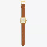 Tory Burch Robinson White Dial Brown Leather Strap Watch for Women - TBW1503 Buy Now By Tory Burch