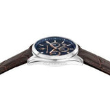 Maserati Attraction Limited Edition Chronograph Blue Dial Brown Leather Strap Watch for Men - R8851151003 Authentic Buy Shop Now