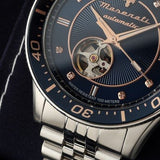Maserati SFIDA Special Edition Automatic Blue Dial Silver Steel Strap Watch for Men - R8823140013 Authentic Buy Shop Now