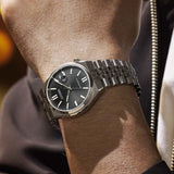 Citizen Tsuyosa 60 Automatic Black Dial Silver Steel Strap Watch for Men - NK0020-55E Authentic Buy Shop Now