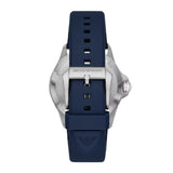 Emporio Armani World Explorer GMT Blue Dial Blue Rubber Strap Watch for Men - AR11592 Buy Now By Emporio Armani