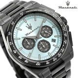 Maserati Velocità Chronograph Blue Dial Black Steel Strap Watch for Men - R8873652004 Authentic Buy Shop Now