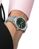 Tissot Ballade Quartz Green Dial Silver Steel Strap Watch for Men - T156.410.11.091.00 Authentic Buy Shop Now