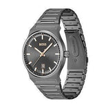 Hugo Boss Candor Grey Dial Grey Steel Strap Watch for Men - 1514078 Buy Now By Hugo Boss