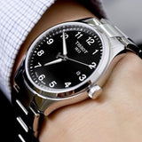 Tissot T-Sport Gent XL Black Dial Silver Steel Strap Watch for Men - T116.410.11.057.00 Authentic Buy Shop Now