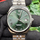 Tissot Ballade Powermatic 80 COSC Green Dial Silver Steel Strap Watch for Men - T156.408.11.093.00 Authentic Buy Shop Now