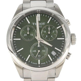Tissot PR 100 Chronograph Green Dial Silver Steel Strap Watch for Men - T150.417.11.091.00 Authentic Buy Shop Now
