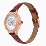 Emporio Armani Mia Mother of Pearl Dial Red Leather Strap Watch for Women - AR11646 Buy Now By Emporio Armani