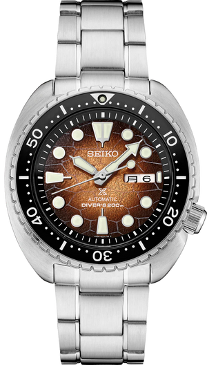 Seiko Prospex US Special Edition King Turtle Automatic Brown Dial Silver Steel Strap Watch for Men - SRPH55 Buy Now By Seiko