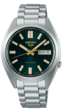 Seiko 5 Sports Automatic Green Dial Silver Steel Strap Watch for Men - SRPL57K1 Authentic Buy Shop Now
