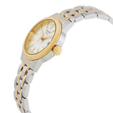 Tissot T Classic Dream Lady Silver Dial Two Tone Steel Strap Watch for Women - T129.210.22.031.00 Authentic Buy Shop Now