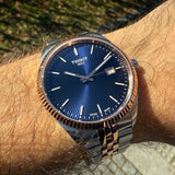 Tissot Ballade Quartz Blue Dial Two Tone Steel Strap Watch for Men - T156.410.22.041.00 Authentic Buy Shop Now